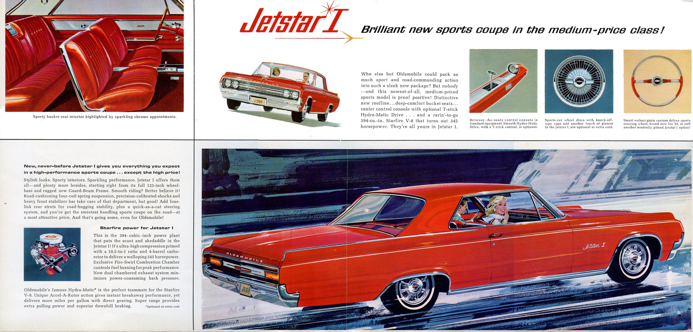 1964 Oldsmobile Motor Cars Foldout Page 1